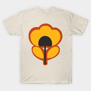 Vintage 70's Couch Wallpaper Inspired Pattern T-Shirt